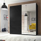 Wunderschöner Kleiderschrank Beta schwarz matt
