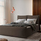 Wunderschönes Boxspringbett Monta in brauner Farbe