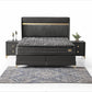 Wunderschönes Boxspringbett Platinum in Schwarz