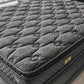 Wunderschönes Boxspringbett Platinum mit schwarzer Matratze