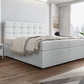 Wunderschönes Boxspringbett Palma in weißer Farbe