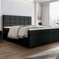 Wunderschönes Boxspringbett Palma in der Farbe Schwarz